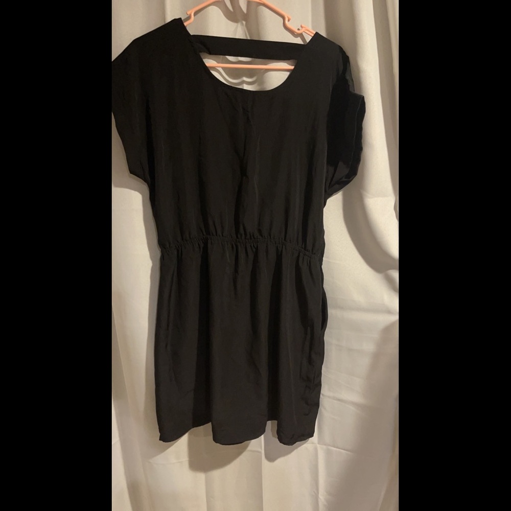 Casual black dress